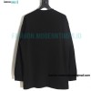 Balenciaga - 23Fw One-piece Seamless Embroidery Website Letter Embroidery Long Sleeve T-shirt