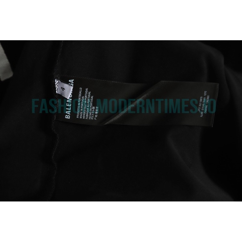 Balenciaga - 23Fw One-piece Seamless Embroidery Website Letter Embroidery Long Sleeve T-shirt