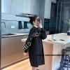 Balenciaga - 23Fw One-piece Seamless Embroidery Website Letter Embroidery Long Sleeve T-shirt