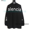 Balenciaga - 23Fw One-piece Seamless Embroidery Website Letter Embroidery Long Sleeve T-shirt