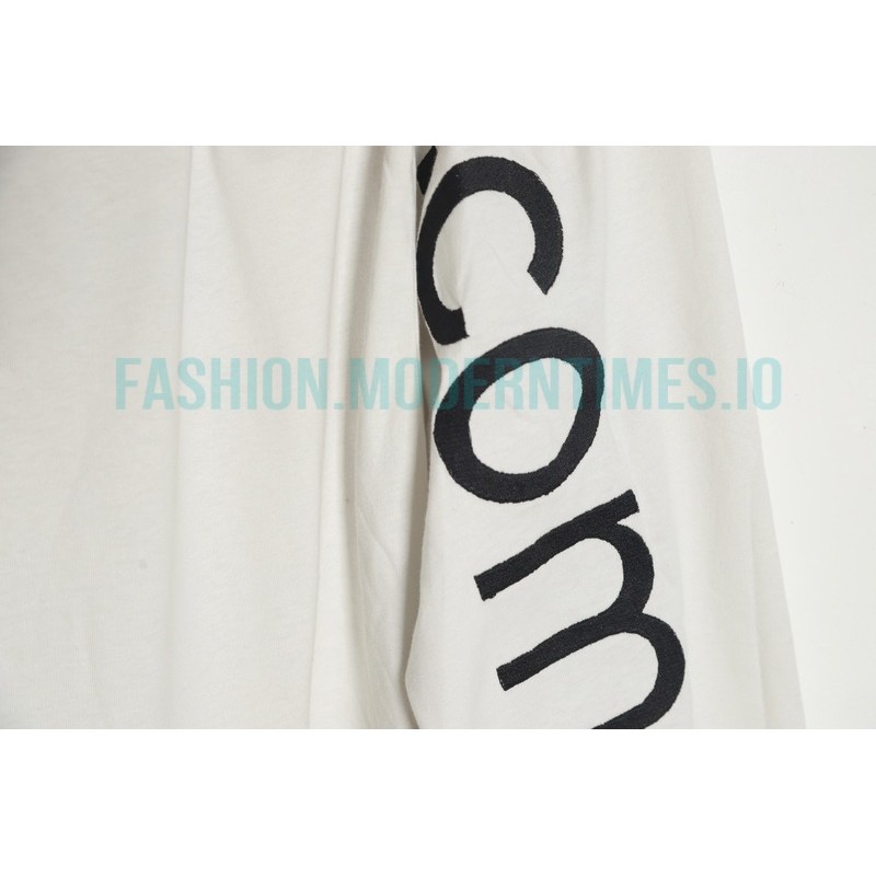 Balenciaga - 23Fw One-piece Seamless Embroidery Website Letter Embroidery Long Sleeve T-shirt
