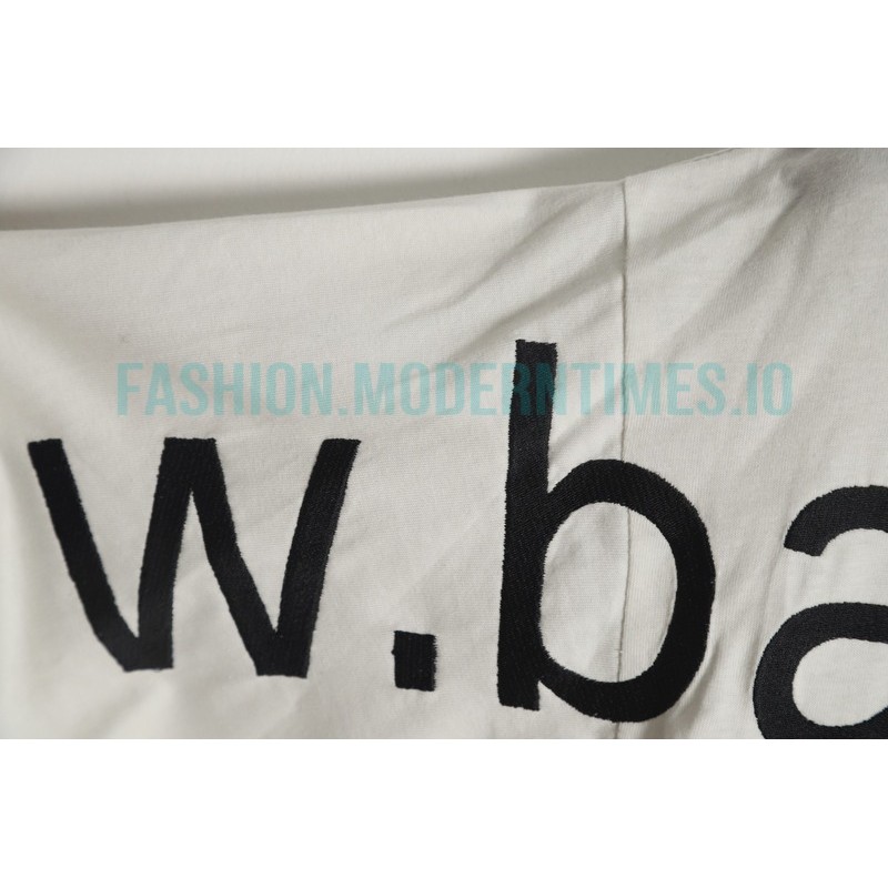 Balenciaga - 23Fw One-piece Seamless Embroidery Website Letter Embroidery Long Sleeve T-shirt