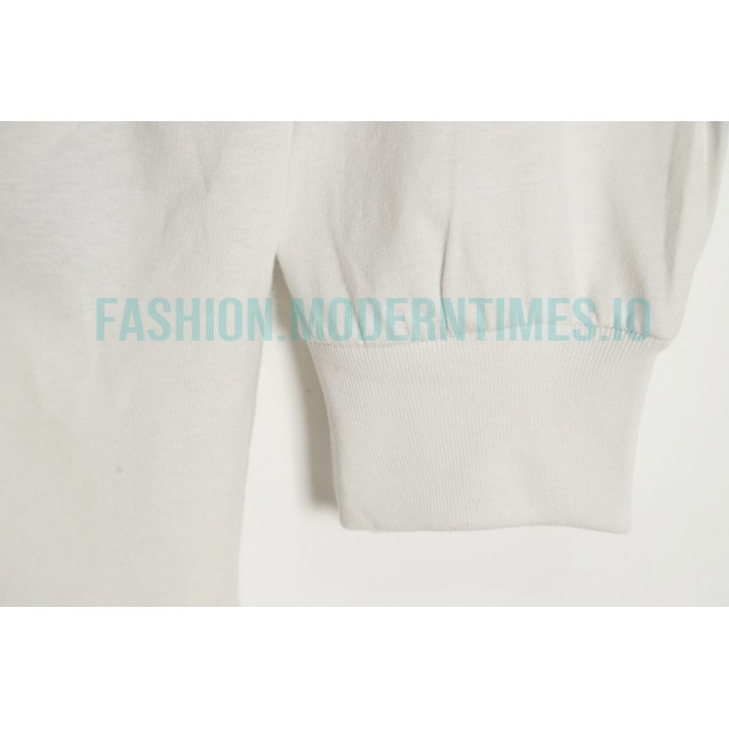 Balenciaga - 23Fw One-piece Seamless Embroidery Website Letter Embroidery Long Sleeve T-shirt