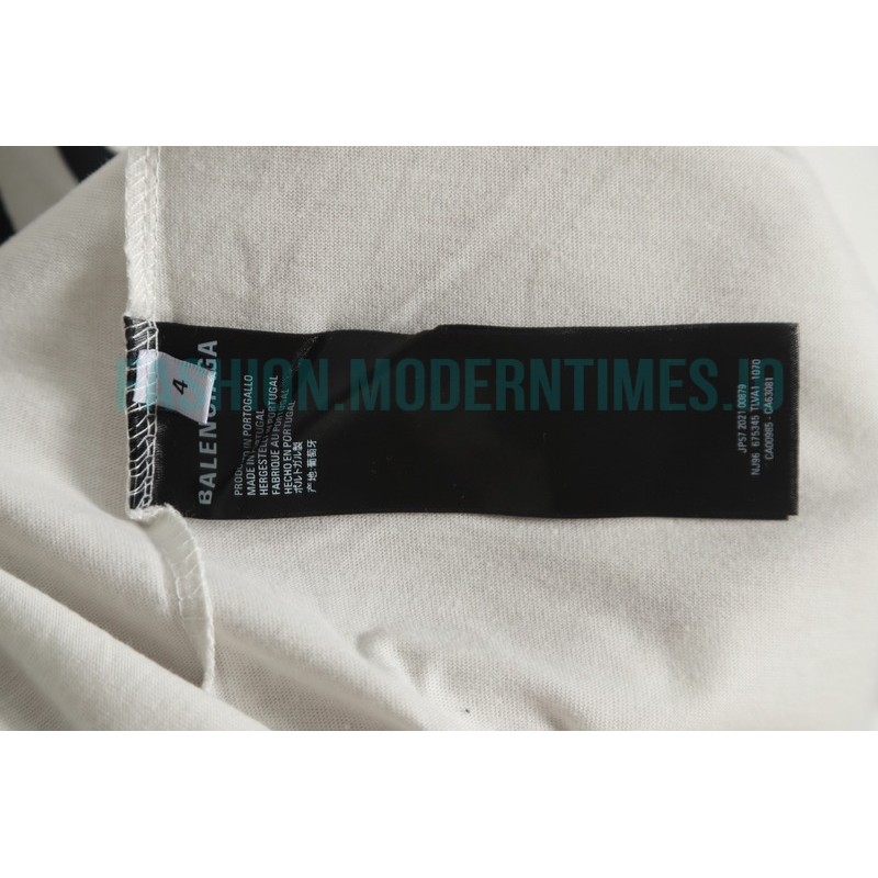 Balenciaga - 23Fw One-piece Seamless Embroidery Website Letter Embroidery Long Sleeve T-shirt