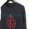 Balenciaga - 23FW Large Label Double B Crack Printed Long Sleeve T-shirt