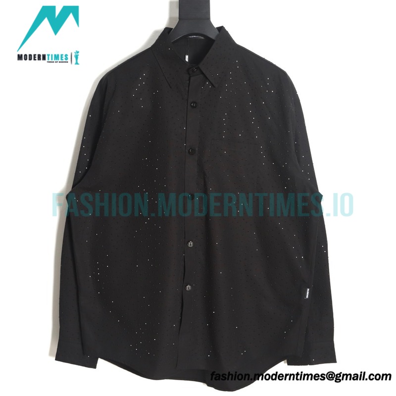 Balenciaga - Long-sleeved Shirt Full Of Stars And Diamonds