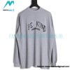 Balenciaga - 23FW Patch Printed Embroidered Alphabet Long Sleeve T-shirt