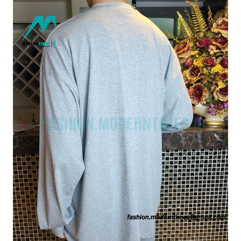 Balenciaga - 23FW Patch Printed Embroidered Alphabet Long Sleeve T-shirt