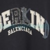 Balenciaga - 23FW Patch Printed Embroidered Alphabet Long Sleeve T-shirt