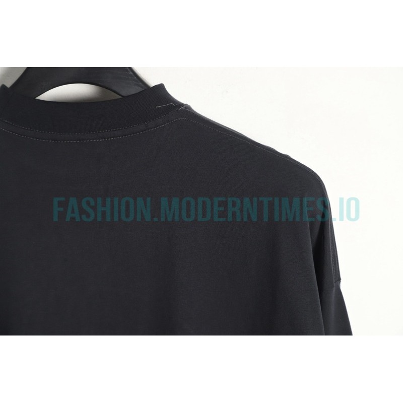 Balenciaga - 23FW Patch Printed Embroidered Alphabet Long Sleeve T-shirt