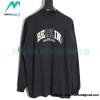 Balenciaga - 23FW Patch Printed Embroidered Alphabet Long Sleeve T-shirt
