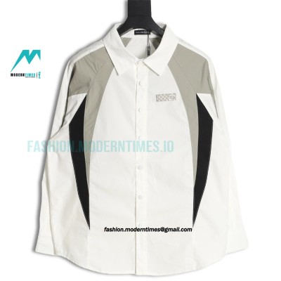 Balenciaga - Chest Double B Patch Long Sleeve Shirt