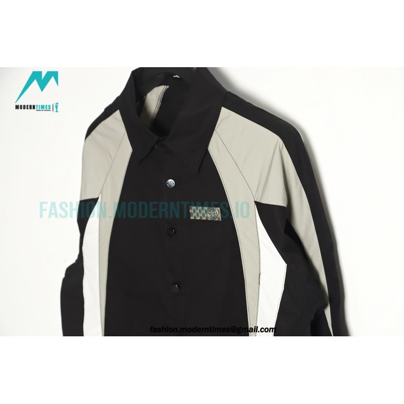 Balenciaga - Chest Double B Patch Long Sleeve Shirt