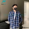 Balenciaga - Washed Willow Nail Plaid Long-sleeved Shirt