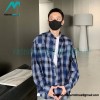 Balenciaga - Washed Willow Nail Plaid Long-sleeved Shirt