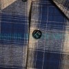 Balenciaga - Washed Willow Nail Plaid Long-sleeved Shirt