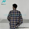 Balenciaga - Washed Willow Nail Plaid Long-sleeved Shirt