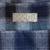 Balenciaga - Washed Willow Nail Plaid Long-sleeved Shirt