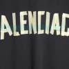 Balenciaga - 23FW Large Label Double B Crack Printed Long Sleeve T-shirt