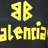 Balenciaga - 23FW Large Label Double B Crack Printed Long Sleeve T-shirt