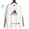 Balenciaga - Adidas Co-branded 22Fw Embroidery Fake Two Long Sleeves
