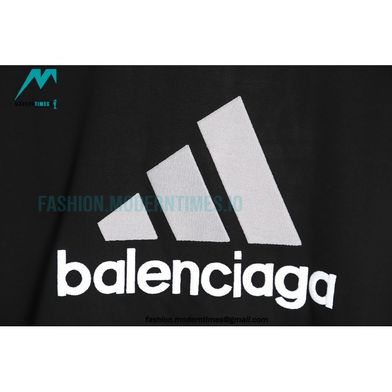 Balenciaga - Adidas Co-branded 22Fw Embroidery Fake Two Long Sleeves