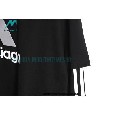Balenciaga - Adidas Co-branded 22Fw Embroidery Fake Two Long Sleeves