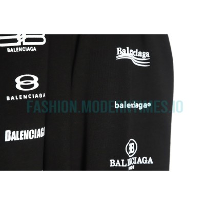 Balenciaga - Long-sleeved T-shirts Covered In Classic Logos