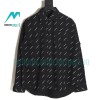 Balenciaga - 23SS Long-sleeved Shirt With Small Letters Full Of Bullets