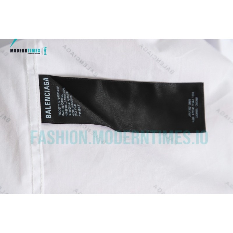 Balenciaga - 23SS Long-sleeved Shirt With Small Letters Full Of Bullets