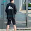 Balenciaga - 23SS Overlapping Letter Long Sleeve T-shirt