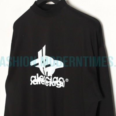 Balenciaga - 23SS Overlapping Letter Long Sleeve T-shirt