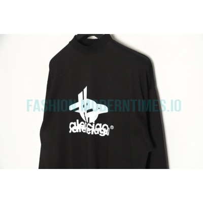 Balenciaga - 23SS Overlapping Letter Long Sleeve T-shirt
