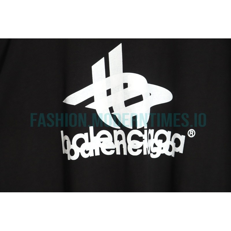 Balenciaga - 23SS Overlapping Letter Long Sleeve T-shirt