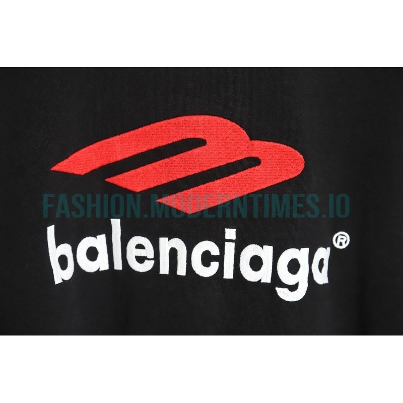 Balenciaga - 23FW 3M Embroidered Long Sleeve T-shirt