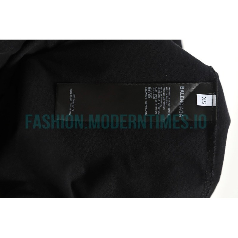 Balenciaga - 23FW 3M Embroidered Long Sleeve T-shirt