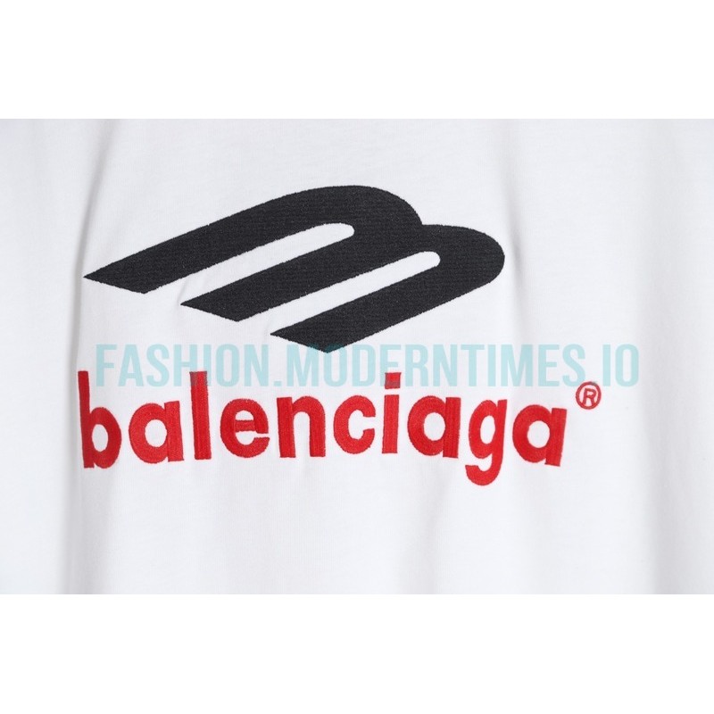 Balenciaga - 23FW 3M Embroidered Long Sleeve T-shirt