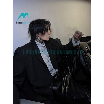 Balenciaga - 23FW Full Logo Signature Shirt