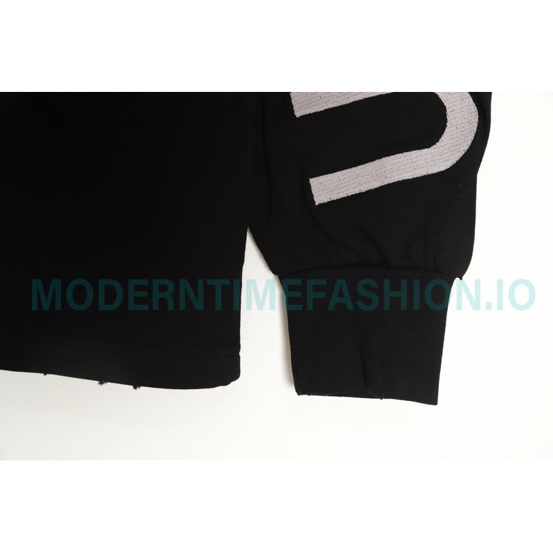 Balenciaga - 23Fw One-piece Seamless Embroidery Website Long Sleeve T-shirt