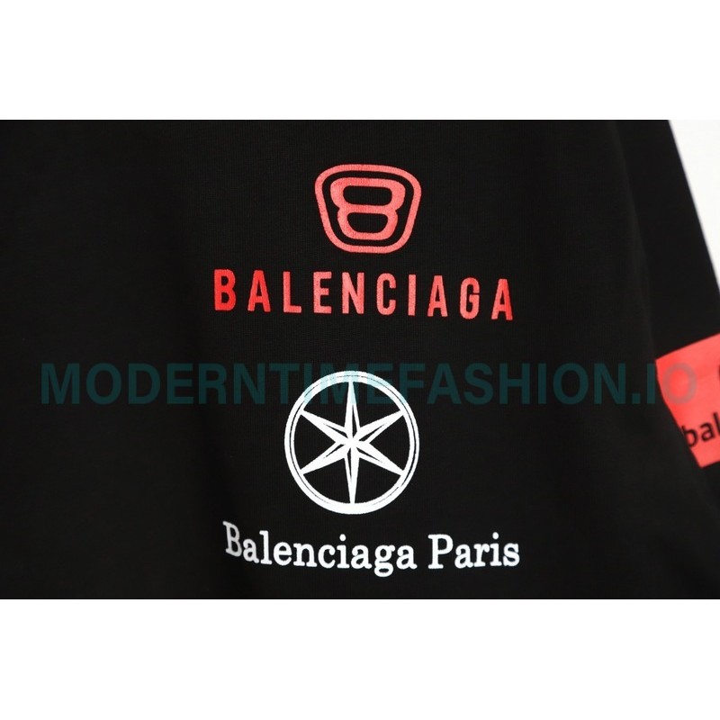 Balenciaga - 23SS Multi-element Print Full Label Long T-shirt