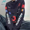 Balenciaga - 23SS Multi-element Print Full Label Long T-shirt