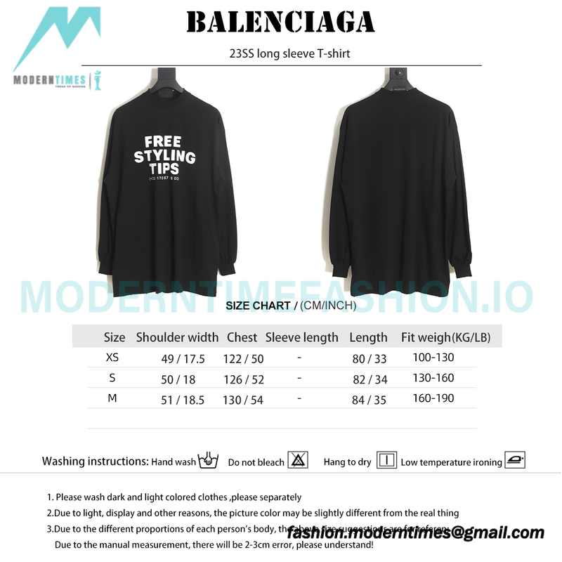 Balenciaga - 23SS Long Sleeve T-shirt
