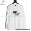 Balenciaga - Graffiti Double B Print Long Sleeve T-shirt