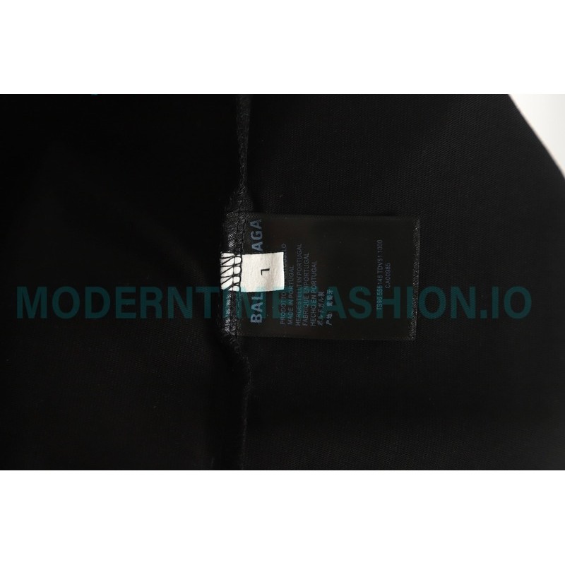 Balenciaga - Graffiti Double B Print Long Sleeve T-shirt