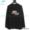 Balenciaga - Graffiti Double B Print Long Sleeve T-shirt