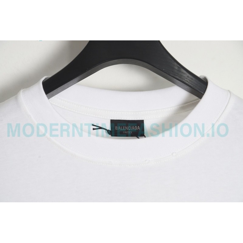 Balenciaga - Graffiti Double B Print Long Sleeve T-shirt