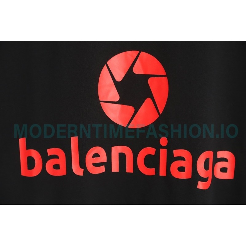 Balenciaga - 23ss Multi-element Print Full Label Long Sleeve T-shirt