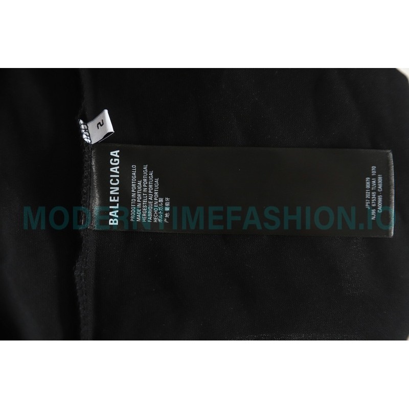Balenciaga - 23ss Multi-element Print Full Label Long Sleeve T-shirt