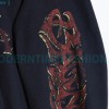  Balenciaga - Flame Letter Round Neck Long Sleeve T-shirt