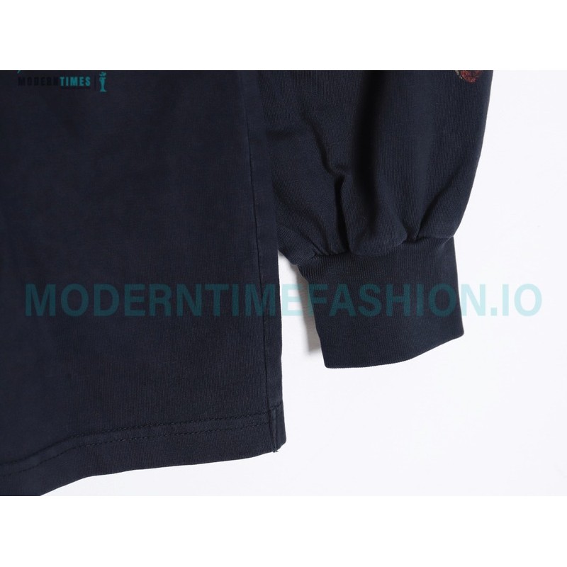  Balenciaga - Flame Letter Round Neck Long Sleeve T-shirt